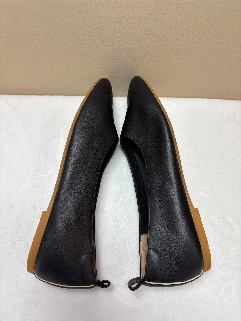 EVERLANE Black Leather Day Glove Italian Leather Ballet Flats, 7.5 - Picture 8 of 12